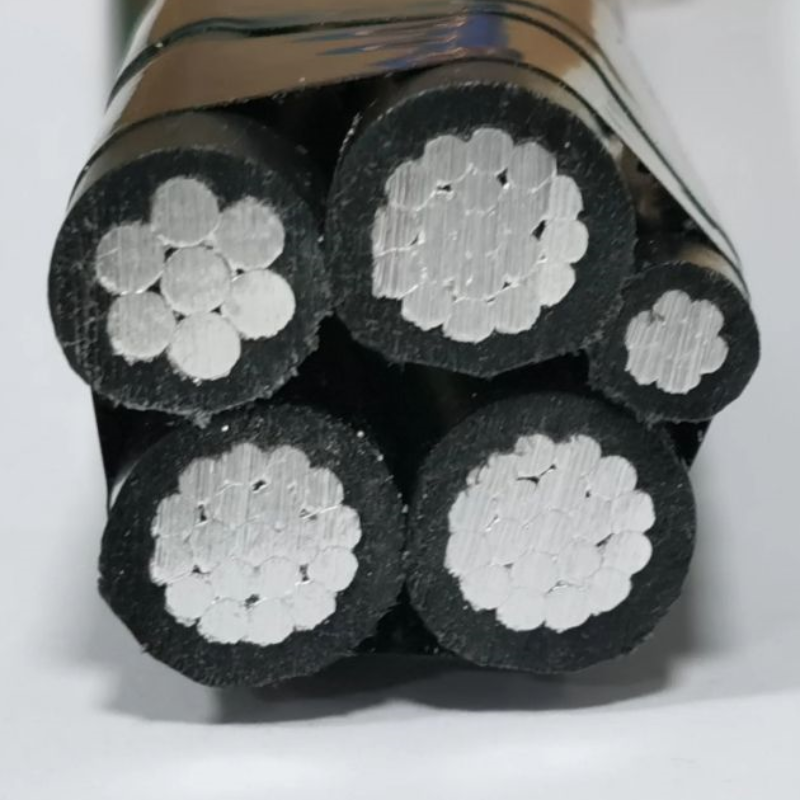 All Aluminum Prc Cable (ABC) 3*35+54.6+16 3*70+1*54 6+1*16mm2 West Africa Electrical Overhead Multicore Cable