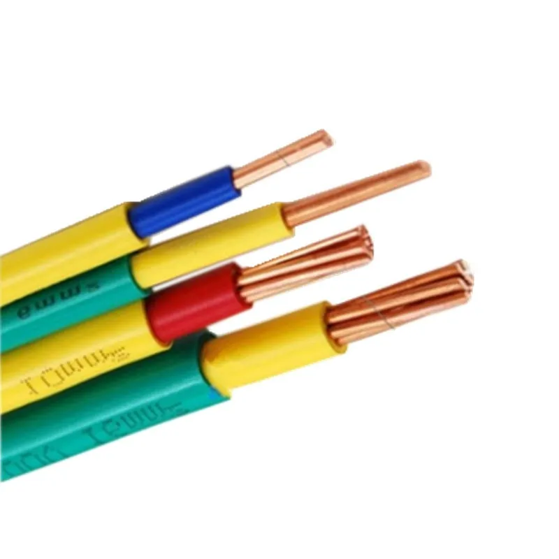Fil Electrique Electrical Copper Wire Household BV Copper Core Insulated Types of Electrical Conductors