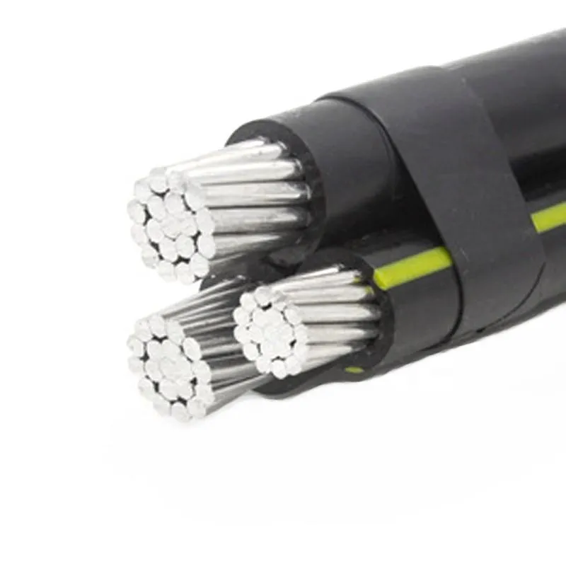 Low Voltage ABC Aerial Bundled Cable Overhead Aluminum Wire with XLPE/LDPE/PVC Insulation Duplex Triplex Power Cable