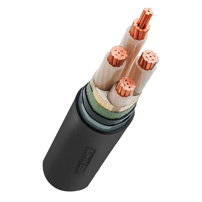 Low Voltage 0.6/1kv Yjlv22 150mm Copper Tape Armored Power Electric Cable 3 4 Core XLPE PVC Underground Power Cable