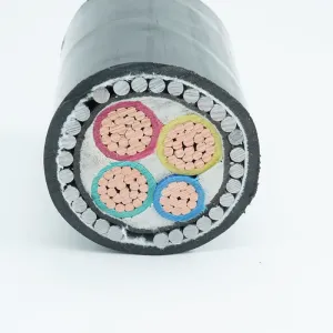 Low Voltage Cxv Cu XLPE PVC Electrical Armoured Cable 4X16mm2 4X50mm2 4X70mm2 4X95mm2 4X120mm2 4X150mm2 Power Cable