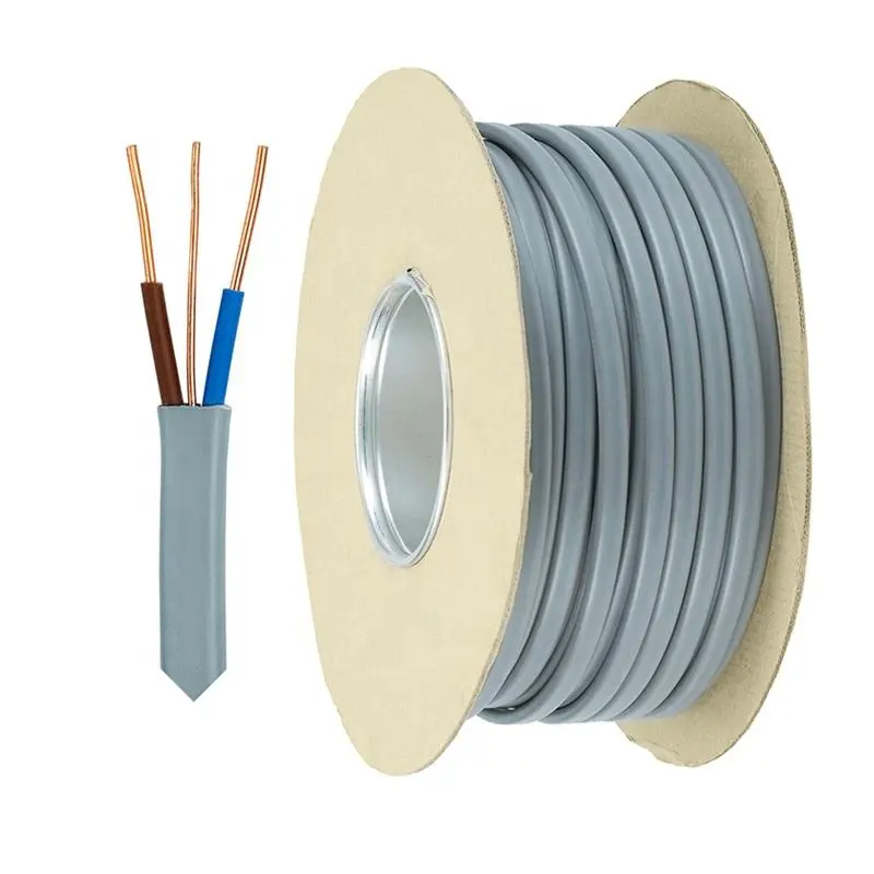 2.5mm Wires Cable Copper Flat Twin and Earth Cable Twin Flat Cable