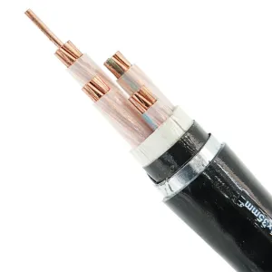 ZA-YJV32 0.6/1 kV 3x50+25 mm&sup2; Cu - pour pose souterraine cable de cuivre