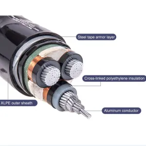 Manufacturer of 26/35 Kv Na2xs (f) 2y XLPE Cable Aluminum