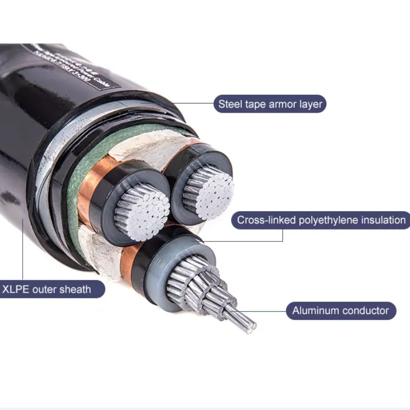 Manufacturer of 26/35 Kv Na2xs (f) 2y XLPE Cable Aluminum