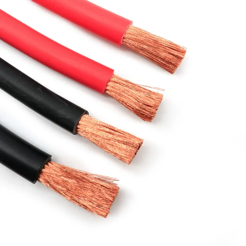 High Quality 70mm Battery Welding Cable Red Black 70mm2 Flexible DC Copper Single Core Power Cable