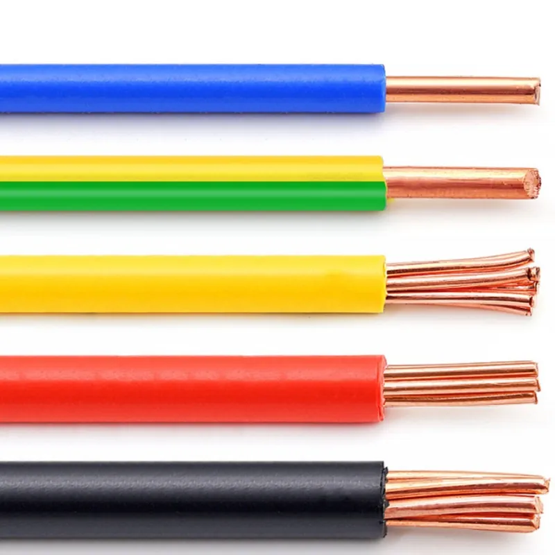 BV/BVR Single-Core PVC Insulated Cable 450/750V 0.75-25mm&sup2; RoHS Compliant for Building Wiring
