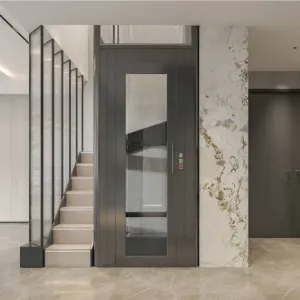 Indoor Outdoor Small Home Lift For 4 Person Residential Buildings
