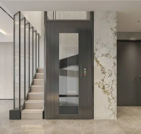 Indoor Outdoor Small Home Lift For 4 Person Residential Buildings