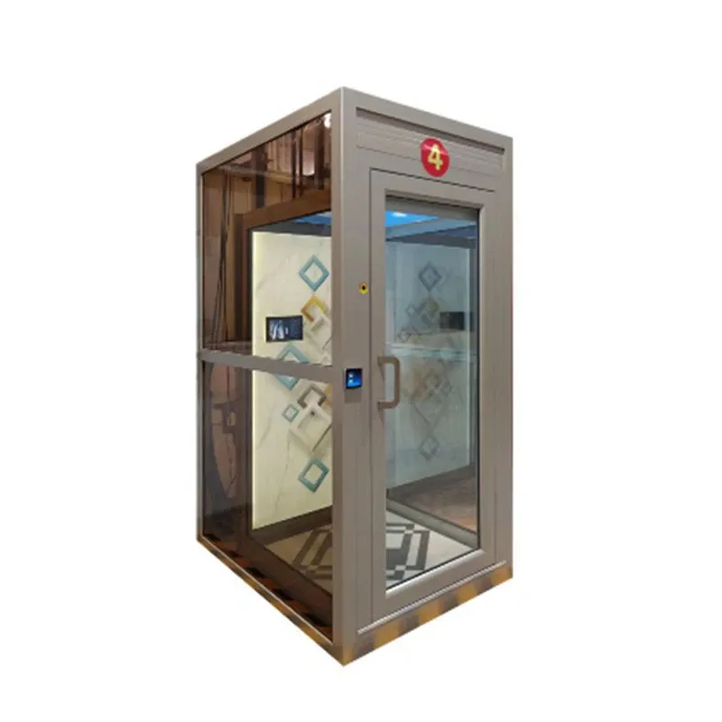 Residential Villa Small Hydraulic Backpack Type Home Elevator