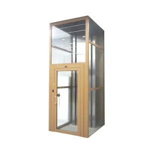 Mag-install ng Maliit na Sightseeing-style na Elevator ng Bahay sa Panloob at Panlabas sa mga Villa