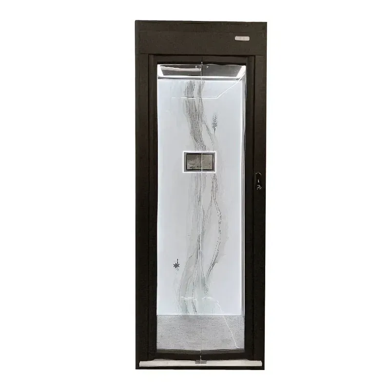Villa installation of small traction-type backpack household elevator