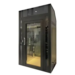 Hydraulic Gearless Small Passenger Elevator para sa Apartment/Villa Residential Use Indoor Outdoor 4 Person Capacity
