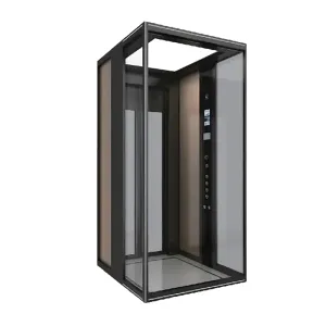 Lift Rumah Villa untuk Lantai 2, 3, 4, dan 5, Lift Dalam Ruangan yang Dapat Diakses Senyap