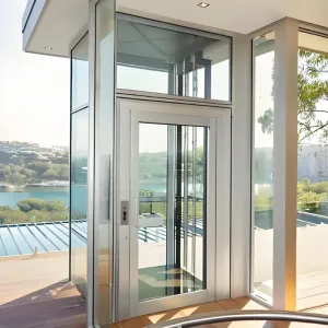Pambahay na maliit na simpleng villa duplex loft traction elevator