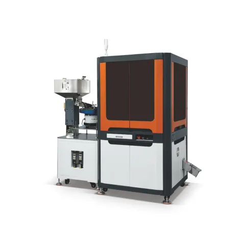 Inspection machine for injection parts