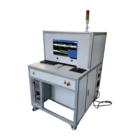 Medium Sized Circle Stretching Visual Inspection Machine