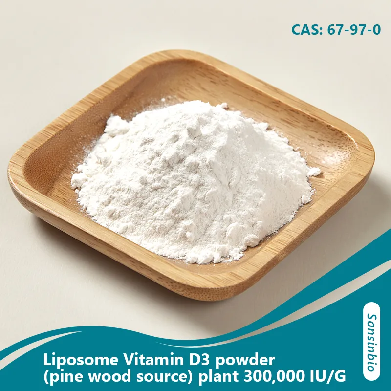 Liposomales Vitamin D3 aus Kiefernholz, pflanzlich gewonnen, 300.000 IE/g, hohe Bioverf&uuml;gbarkeit, veganes Cholecalciferol-Nahrungserg&auml;nzungsmittel