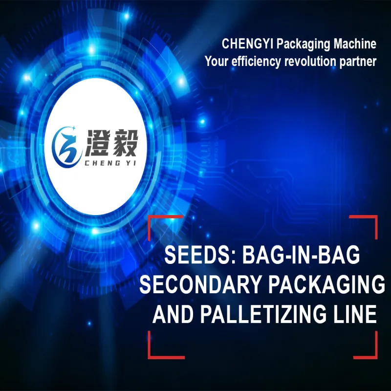 Seeds: Bag-in-bag secondary packaging andpalletizing line