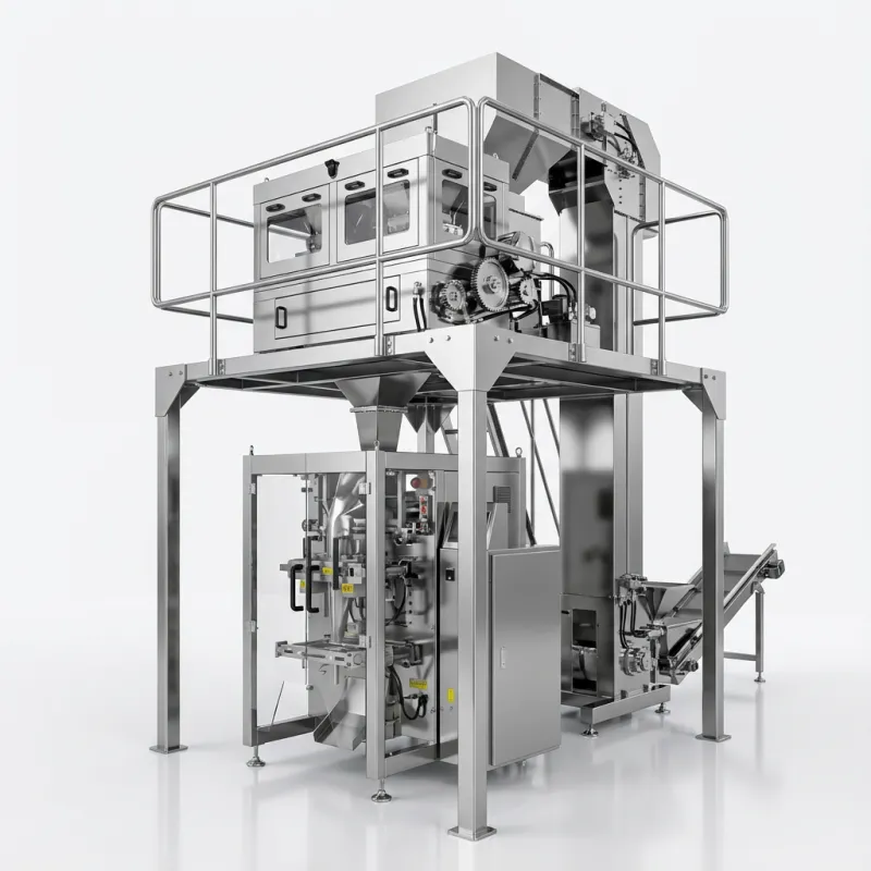 VFFS Bagging Machine with Linear Scale