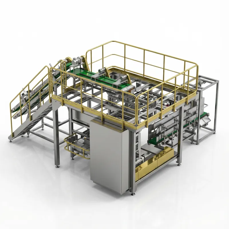 Single Hopper Secondary Packaging Machine for PP Woven Master Bag 