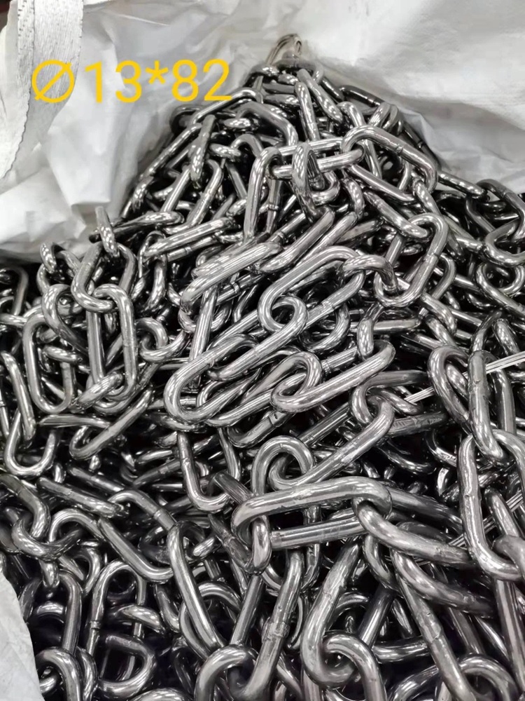 Corrosion Resisting Durable High Test Stainless Steel Fishery Link Chain