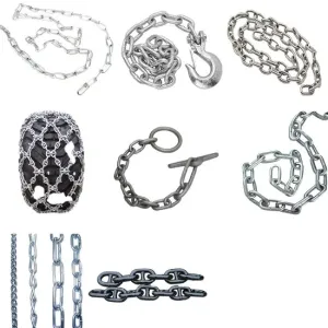 High Test Metal Powder Coated Transport Chain Lashing ChainC-Hook