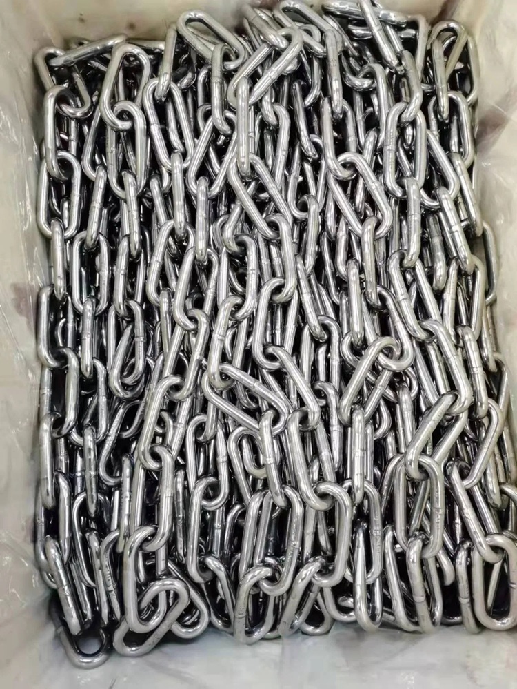 Corrosion Resisting Durable High Test Stainless Steel Fishery Link Chain