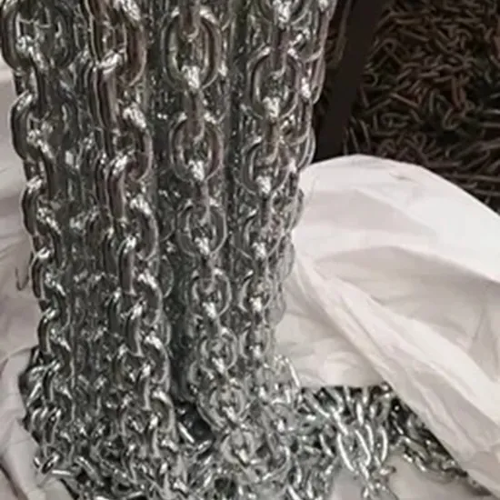  Electro-Galvanizing ASTM80 Zinc Plated Weld Link Chain 
