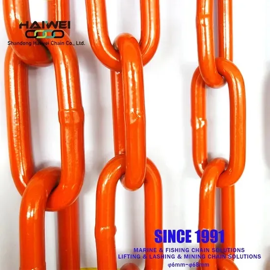 Colorful Painted Standard Lashing Chain with Hook