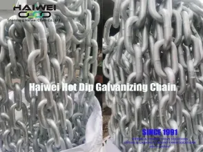 International Standard Rust Protection Hot DIP Galvanized Fishing Chain