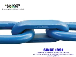 High Strength Colorful Coated  Mining Flat Compact Chain