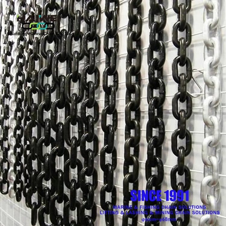 High StrengthBlack Heavy  Mining Chain  