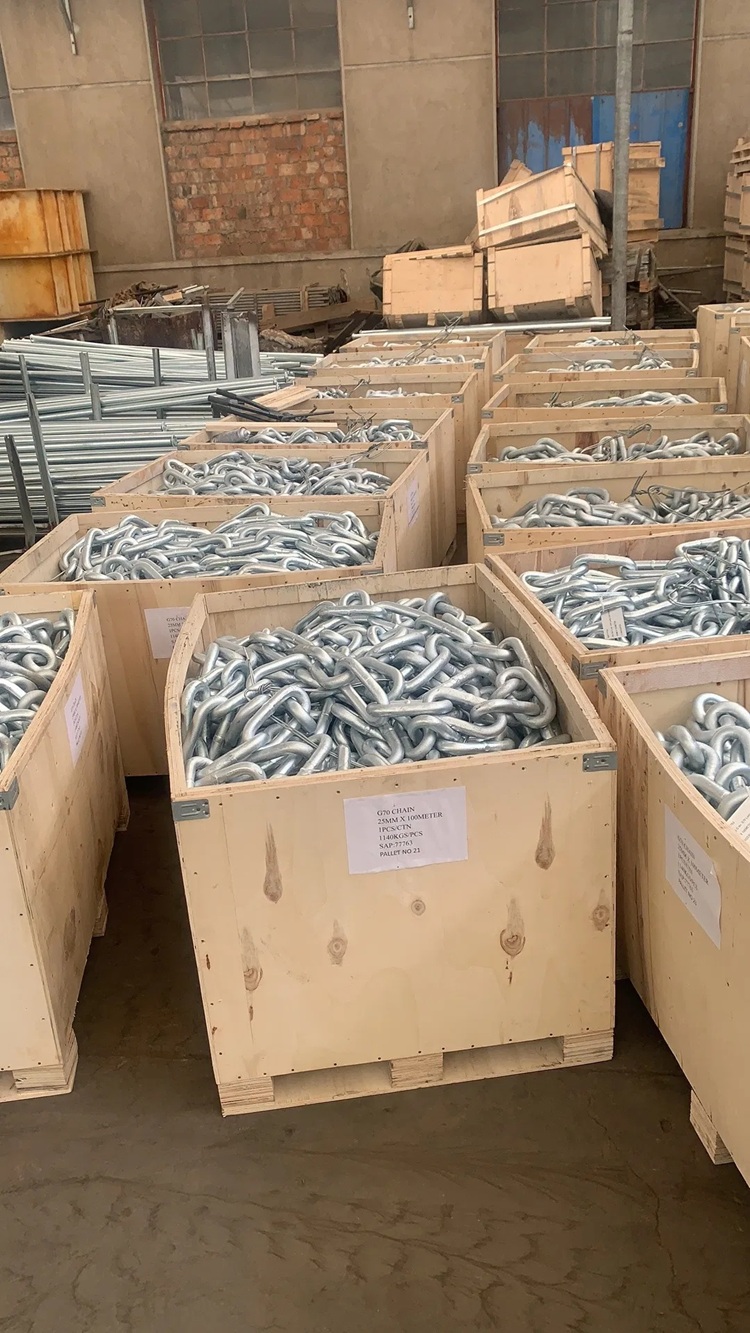 Professional Heat Processing Varnished Fishery Link Chain