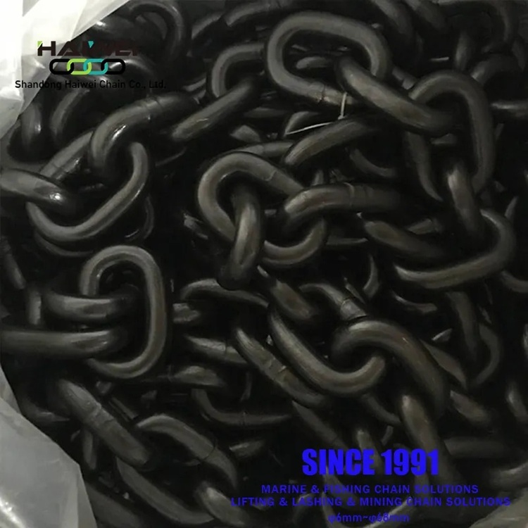 High StrengthBlack Heavy  Mining Chain  