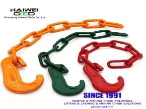 Electro Galvanizing and Painting Flash Welding Lashing and Binding Link Chain