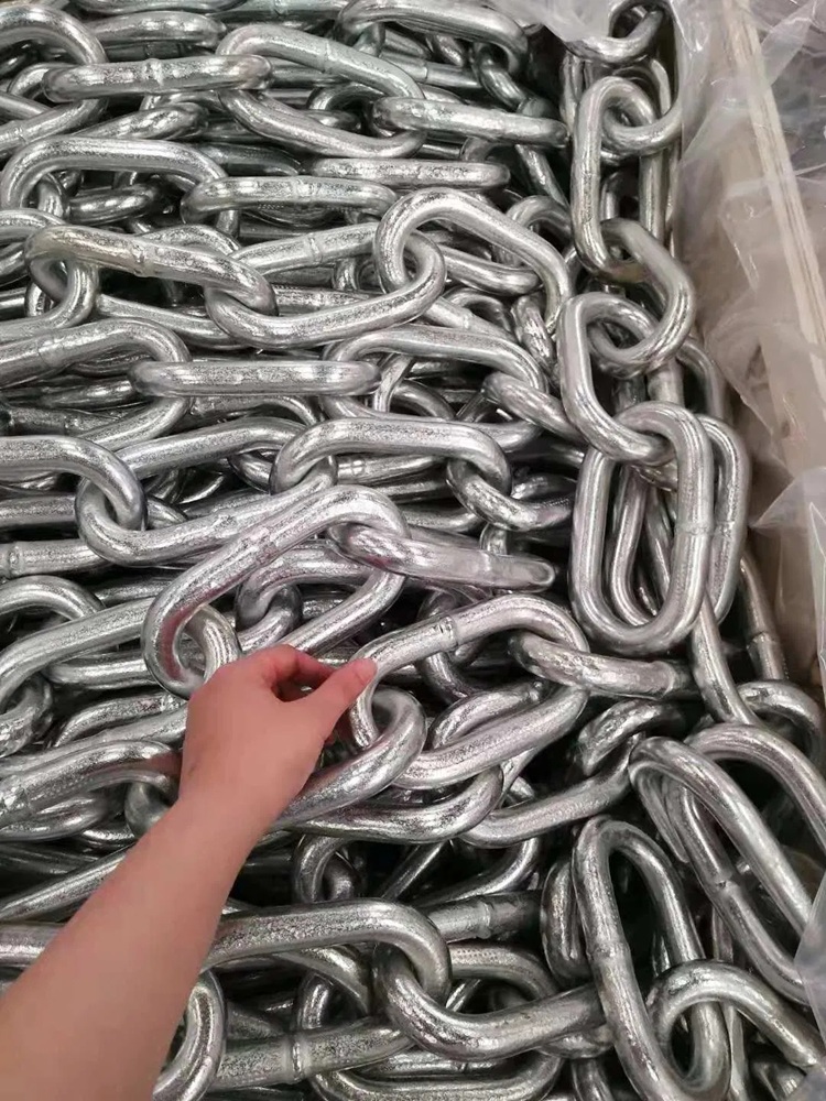  Electro-Galvanizing ASTM80 Zinc Plated Weld Link Chain 