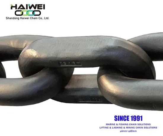 High StrengthBlack Heavy  Mining Chain  