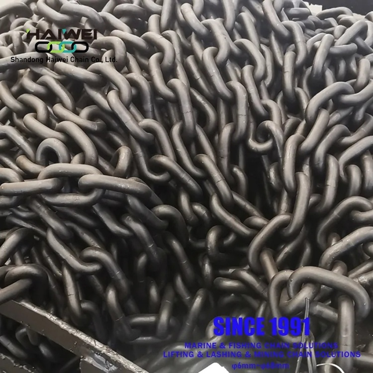 High StrengthBlack Heavy  Mining Chain  