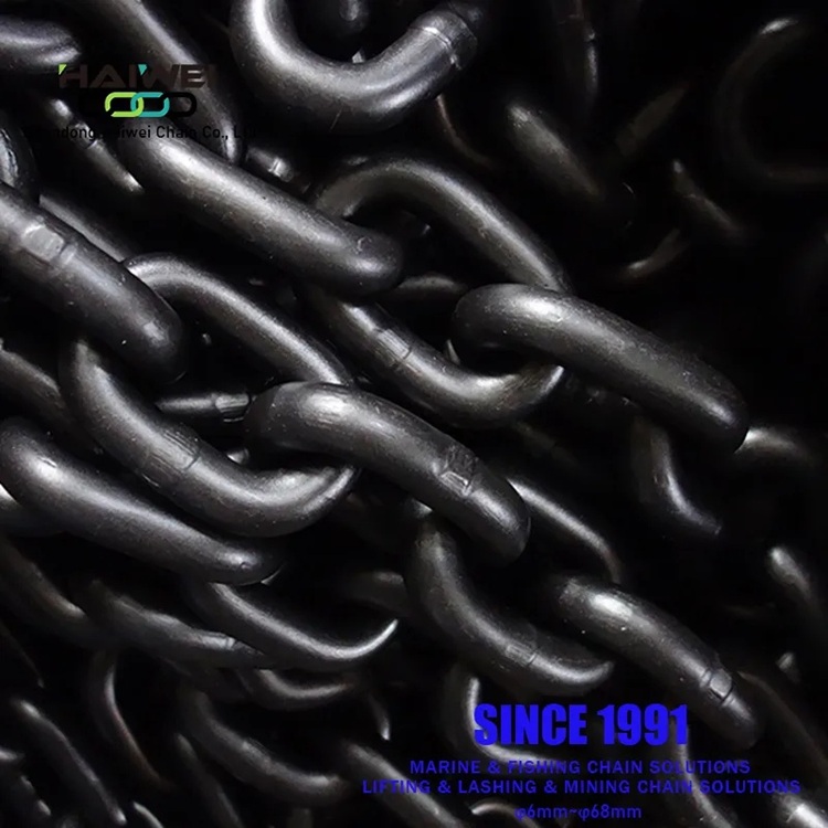 Black Painted Link Chain for Lifting