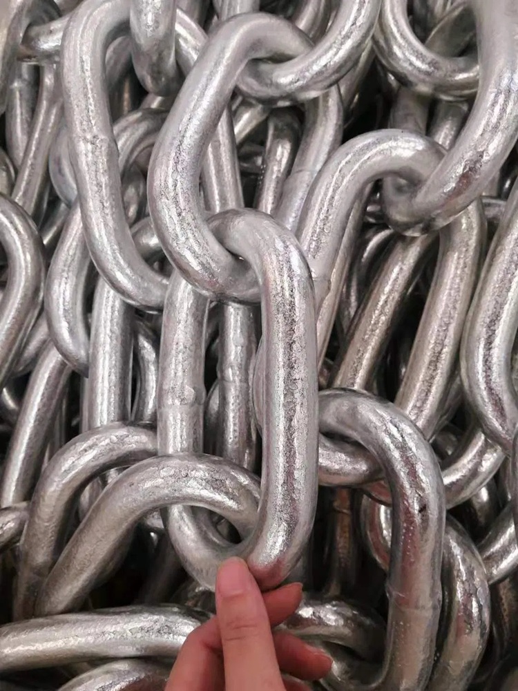  Electro-Galvanizing ASTM80 Zinc Plated Weld Link Chain 