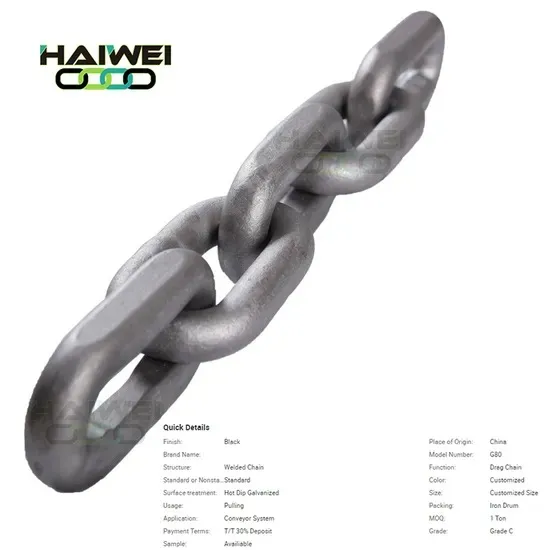 Welding Link Mining Chain