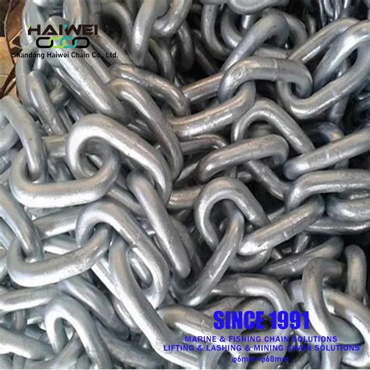 Antirust High Test Hot Sale  Hot Galvanized Fishery Link Chain 