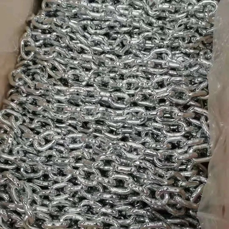  Electro-Galvanizing ASTM80 Zinc Plated Weld Link Chain 
