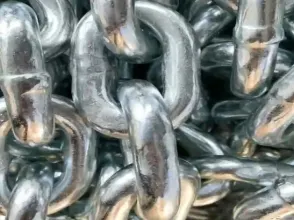 High Test High Quality Corrosion Preventive Smooth Welded Electro Galvanized Fishery Link Chain 