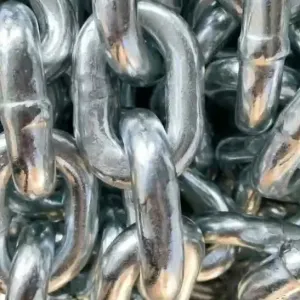 High Test High Quality Corrosion Preventive Smooth Welded Electro Galvanized Fishery Link Chain 