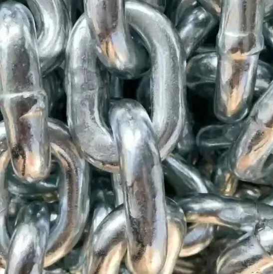 High Test High Quality Corrosion Preventive Smooth Welded Electro Galvanized Fishery Link Chain 