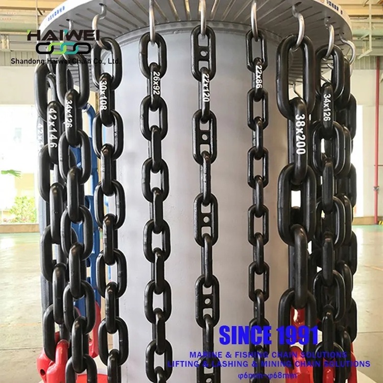 High StrengthBlack Heavy  Mining Chain  