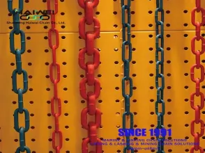 High Tensile Colorful Painted Welded Link Chain for Lashing