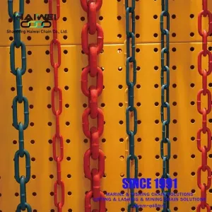 High Tensile Colorful Painted Welded Link Chain for Lashing